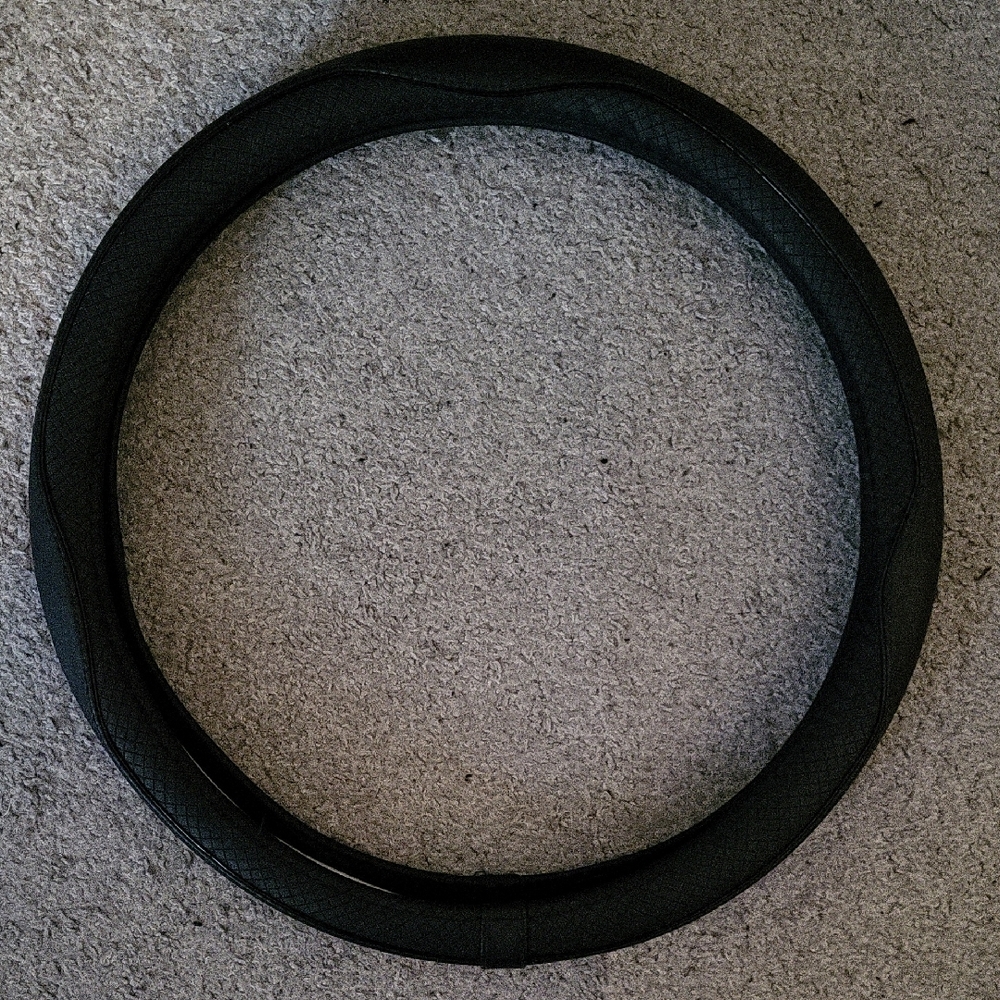Black Steering Wheel Cover